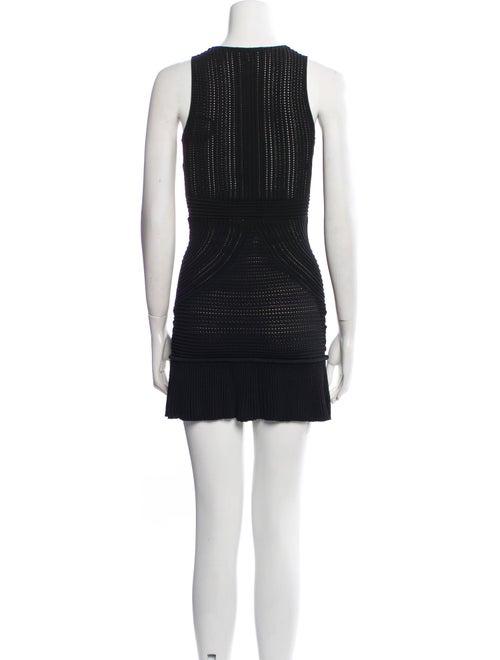 Ronny Kobo Scoop Neck Mini Dress