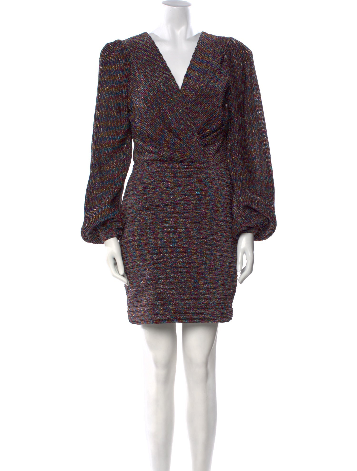 Ronny Kobo Cowl Neck Mini Dress