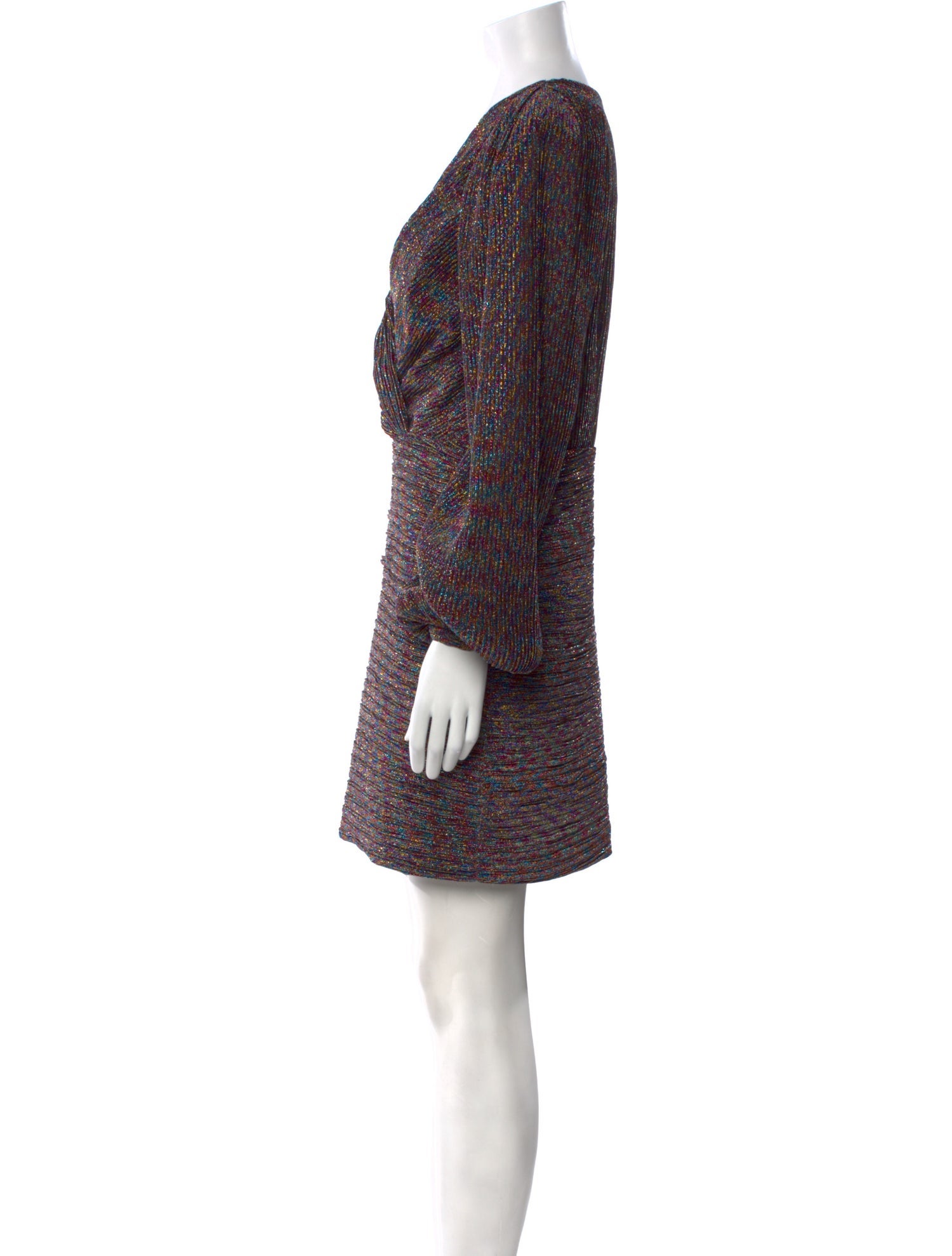 Ronny Kobo Cowl Neck Mini Dress