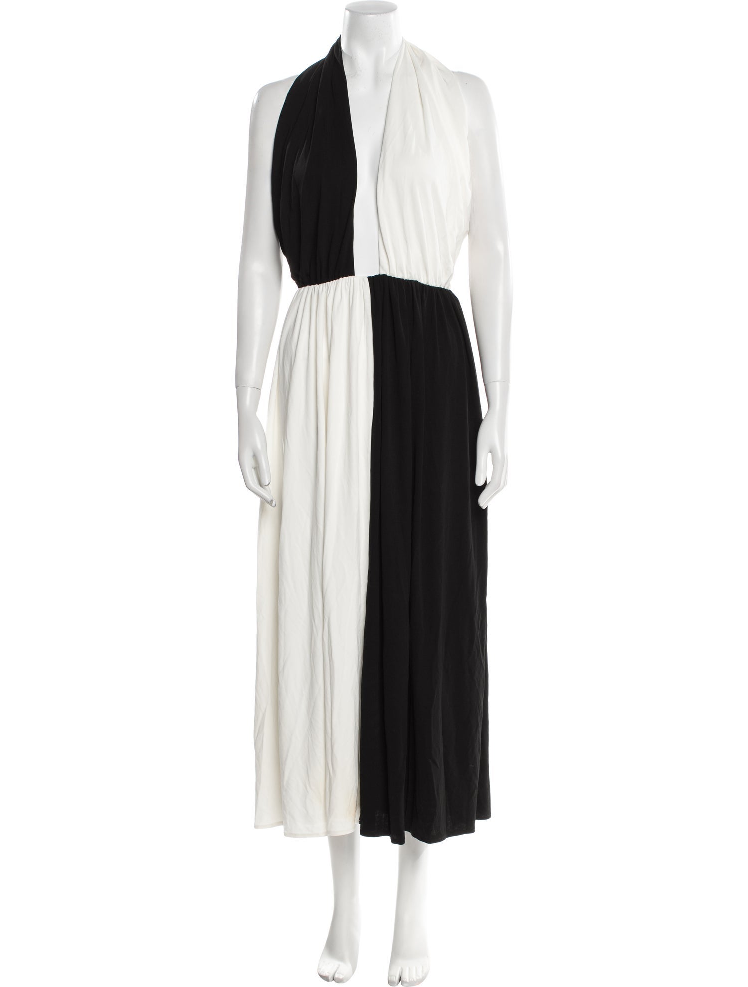 Ronny Kobo Halterneck Long Dress