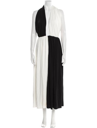Ronny Kobo Halterneck Long Dress