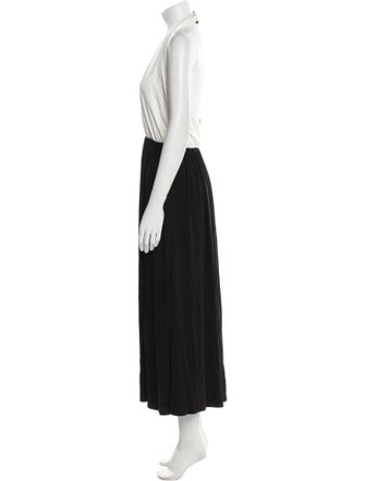Ronny Kobo Halterneck Long Dress