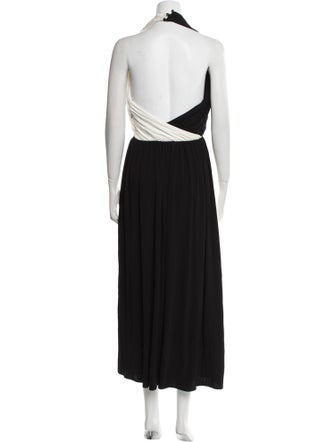 Ronny Kobo Halterneck Long Dress