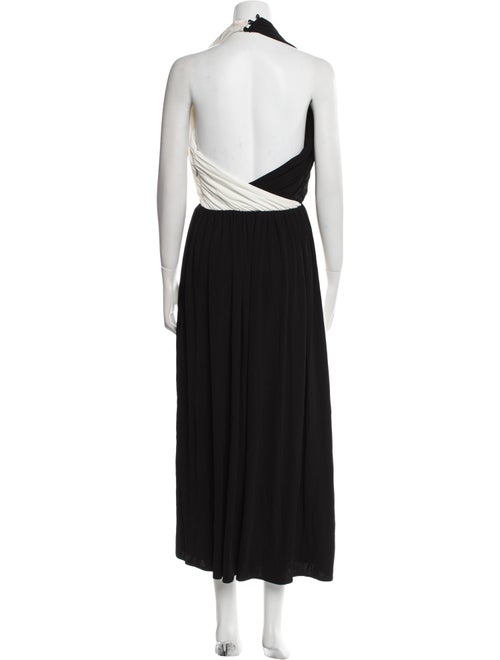 Ronny Kobo Halterneck Long Dress
