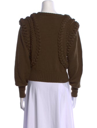 Ronny Kobo Wool Scoop Neck Sweater
