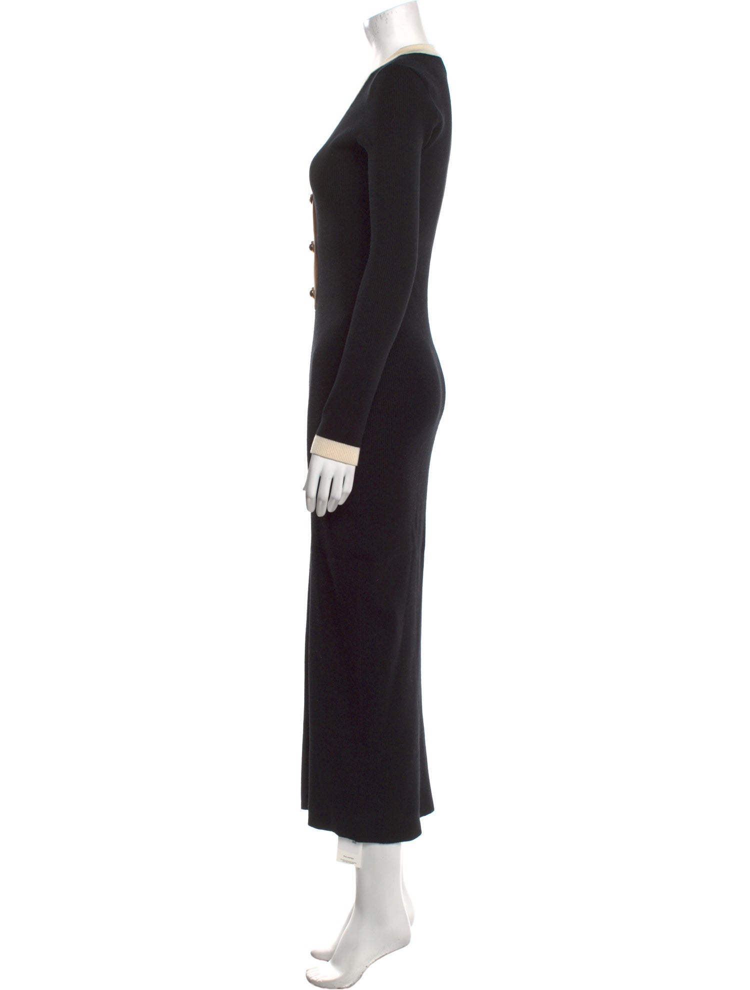 Ronny Kobo V-Neck Long Dress