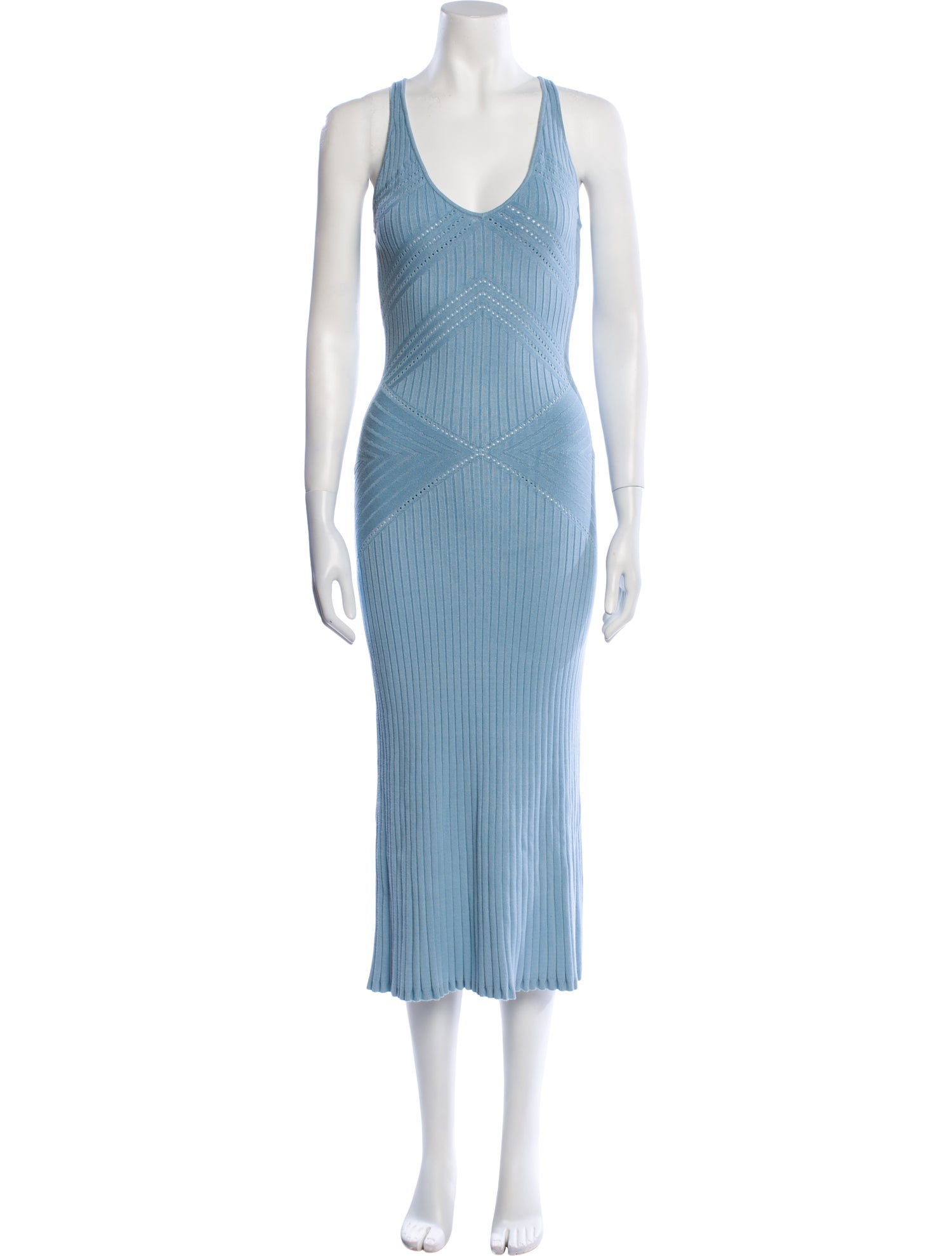 Ronny Kobo Scoop Neck Long Dress