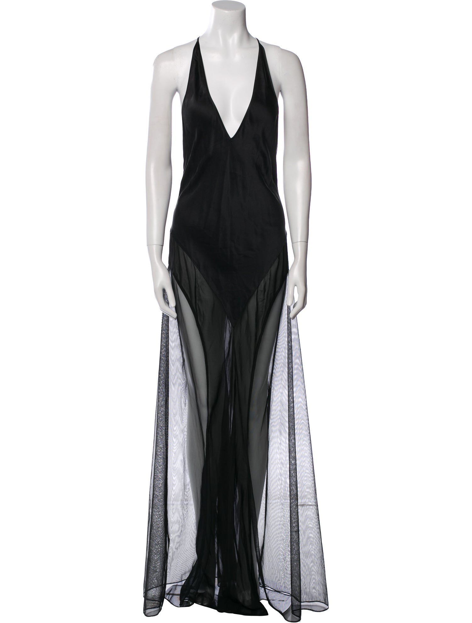 Ronny Kobo Silk Long Dress