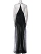 Ronny Kobo Silk Long Dress