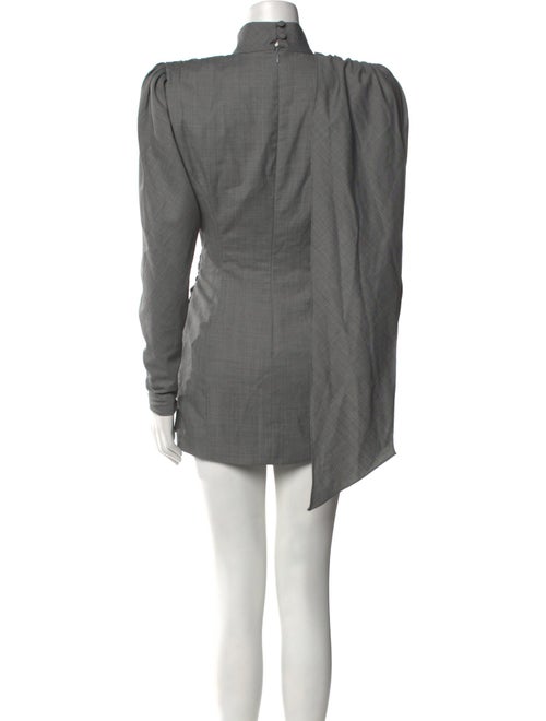 Ronny Kobo Mock Neck Mini Dress