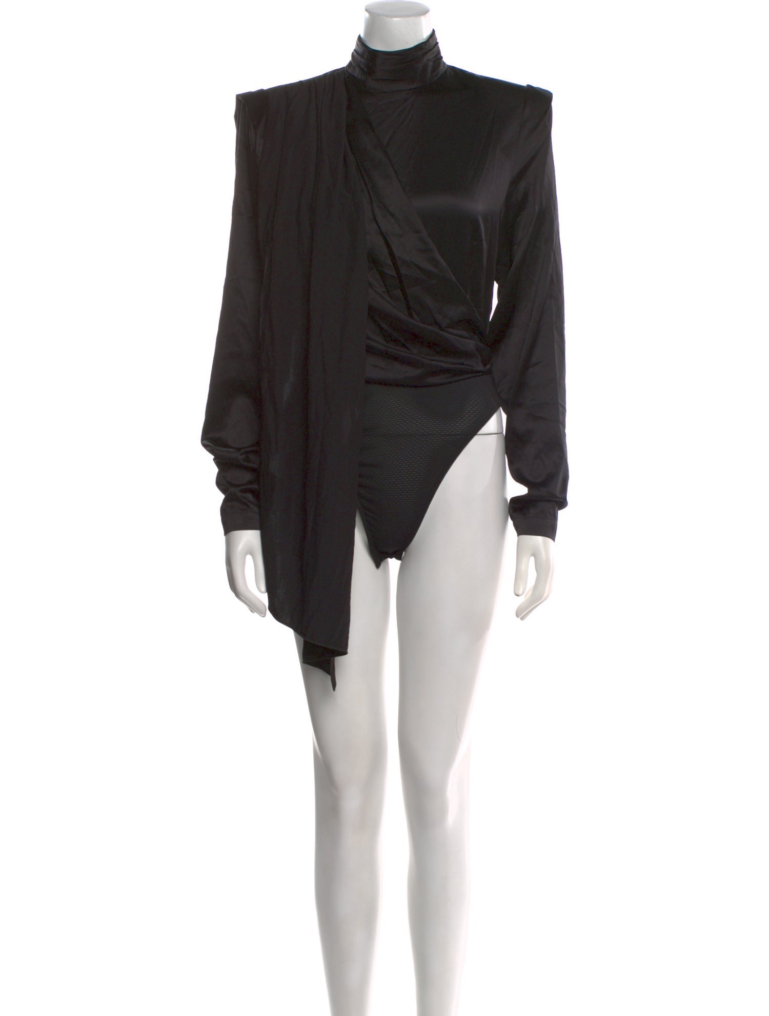 Ronny Kobo Mock Neck Long Sleeve Bodysuit