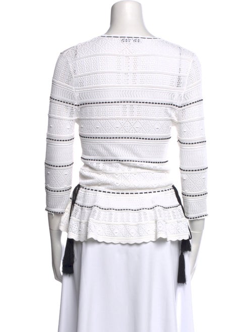 Ronny Kobo Nylon Striped Top