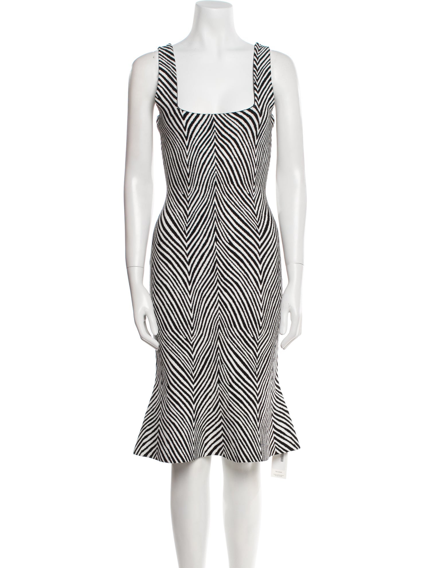 Ronny Kobo Striped Knee-Length Dress w/ Tags