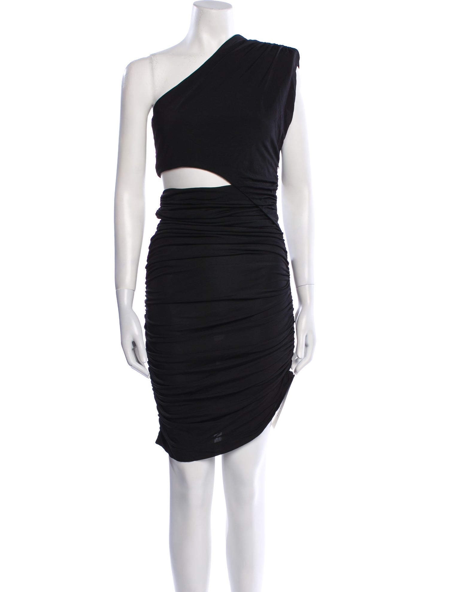 Ronny Kobo One-Shoulder Knee-Length Dress