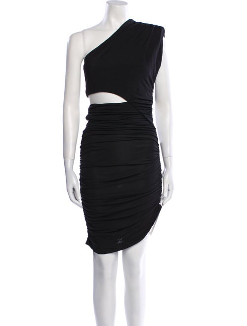 Ronny Kobo One-Shoulder Knee-Length Dress