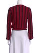 Ronny Kobo Striped V-Neck Sweater