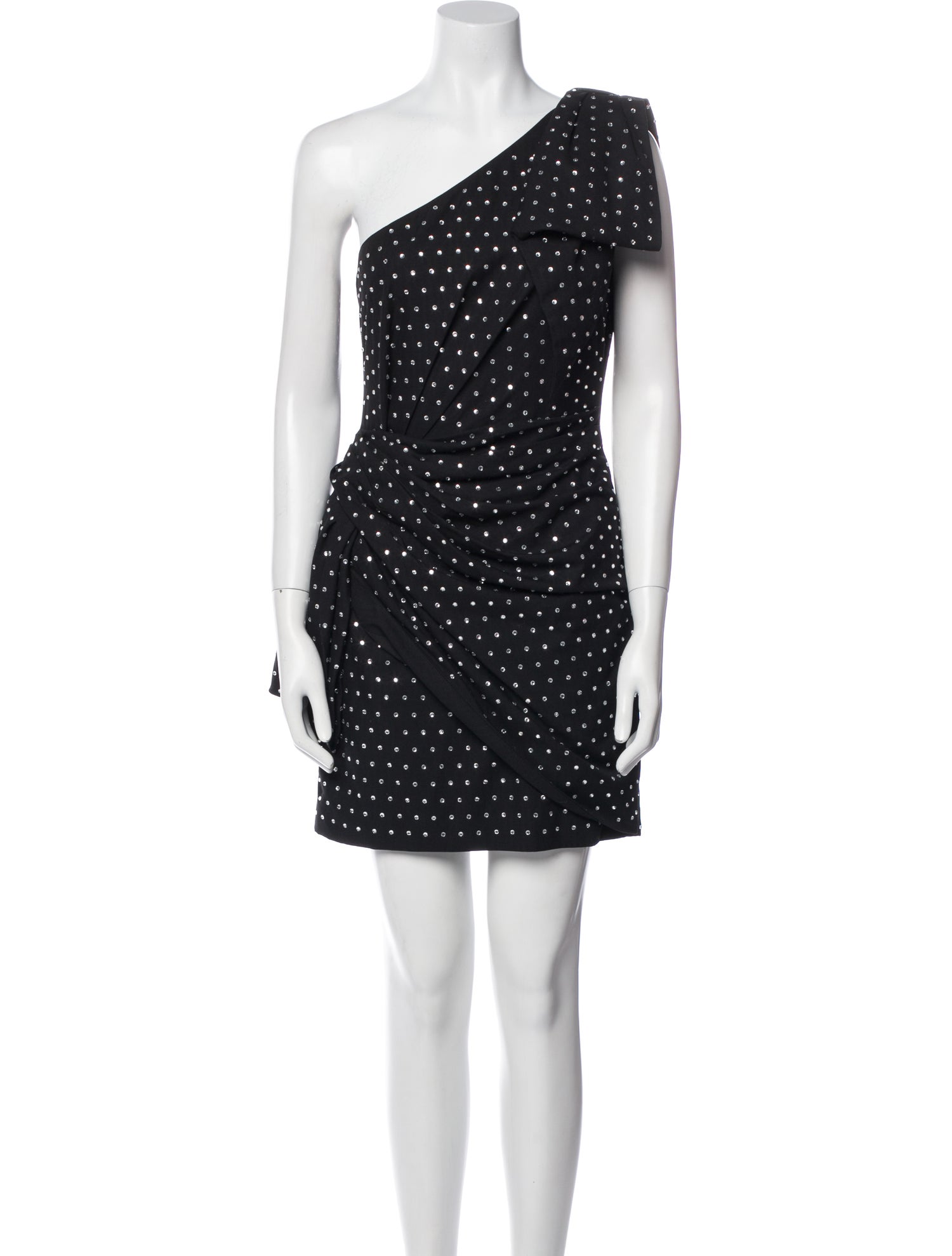 Ronny Kobo Polka Dot Print Mini Dress