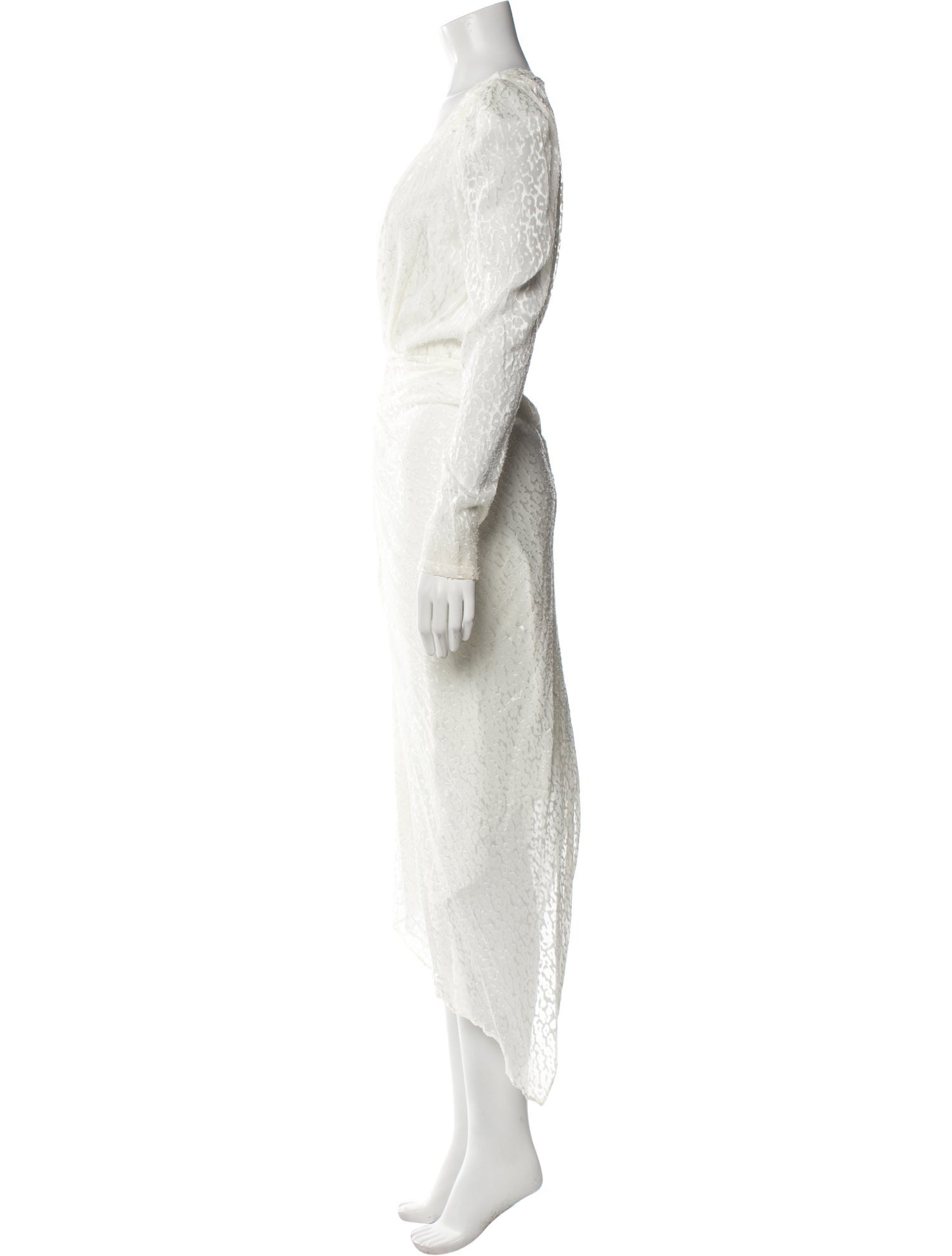 Ronny Kobo V-Neck Long Dress