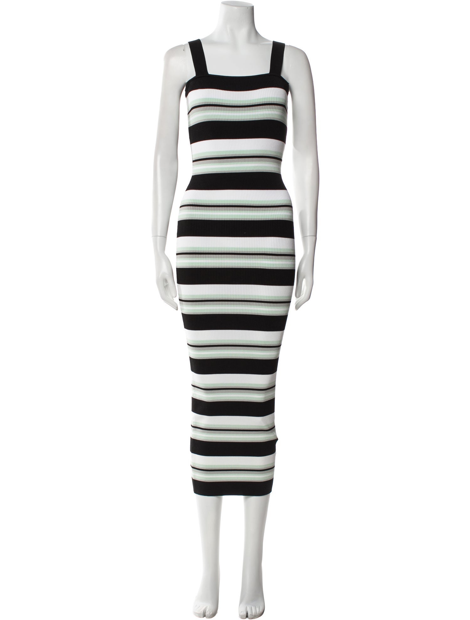 Ronny Kobo Striped Long Dress