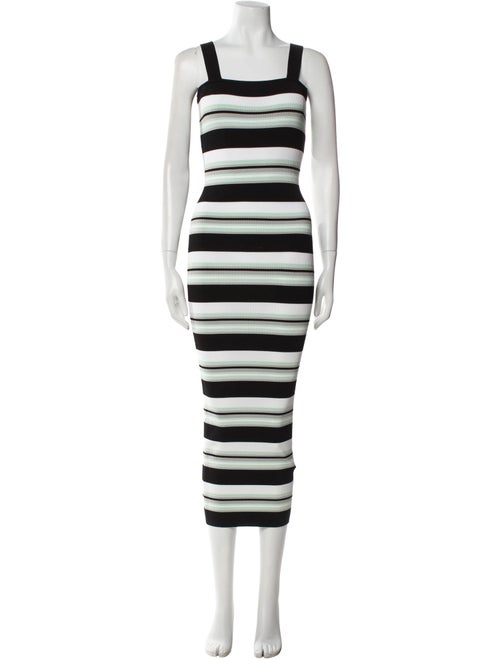 Ronny Kobo Striped Long Dress