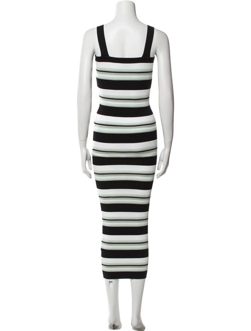 Ronny Kobo Striped Long Dress