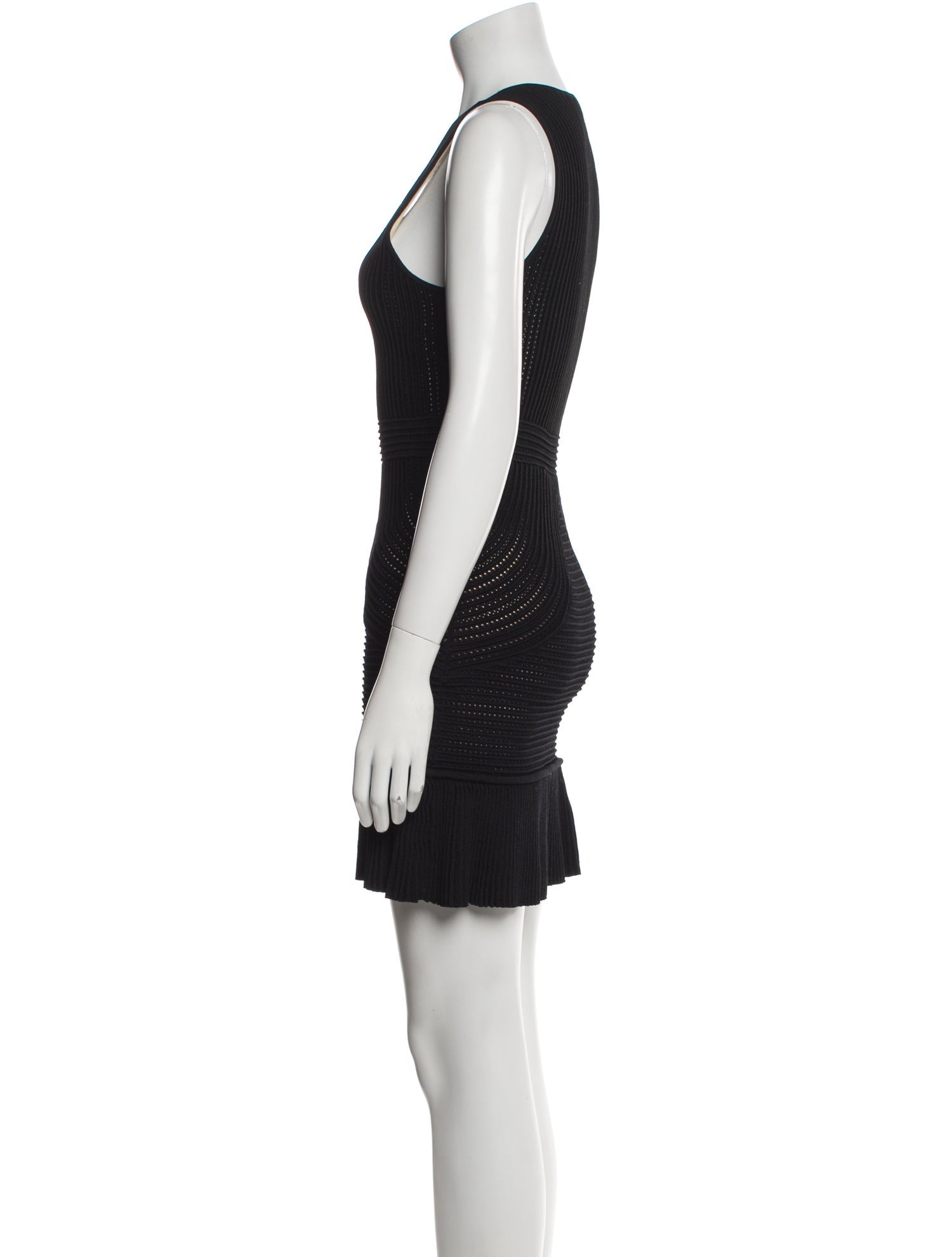 Ronny Kobo V-Neck Mini Dress