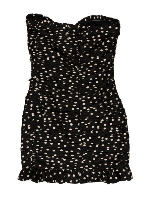 Ronny Kobo Polka Dot Print Mini Dress