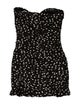 Ronny Kobo Polka Dot Print Mini Dress