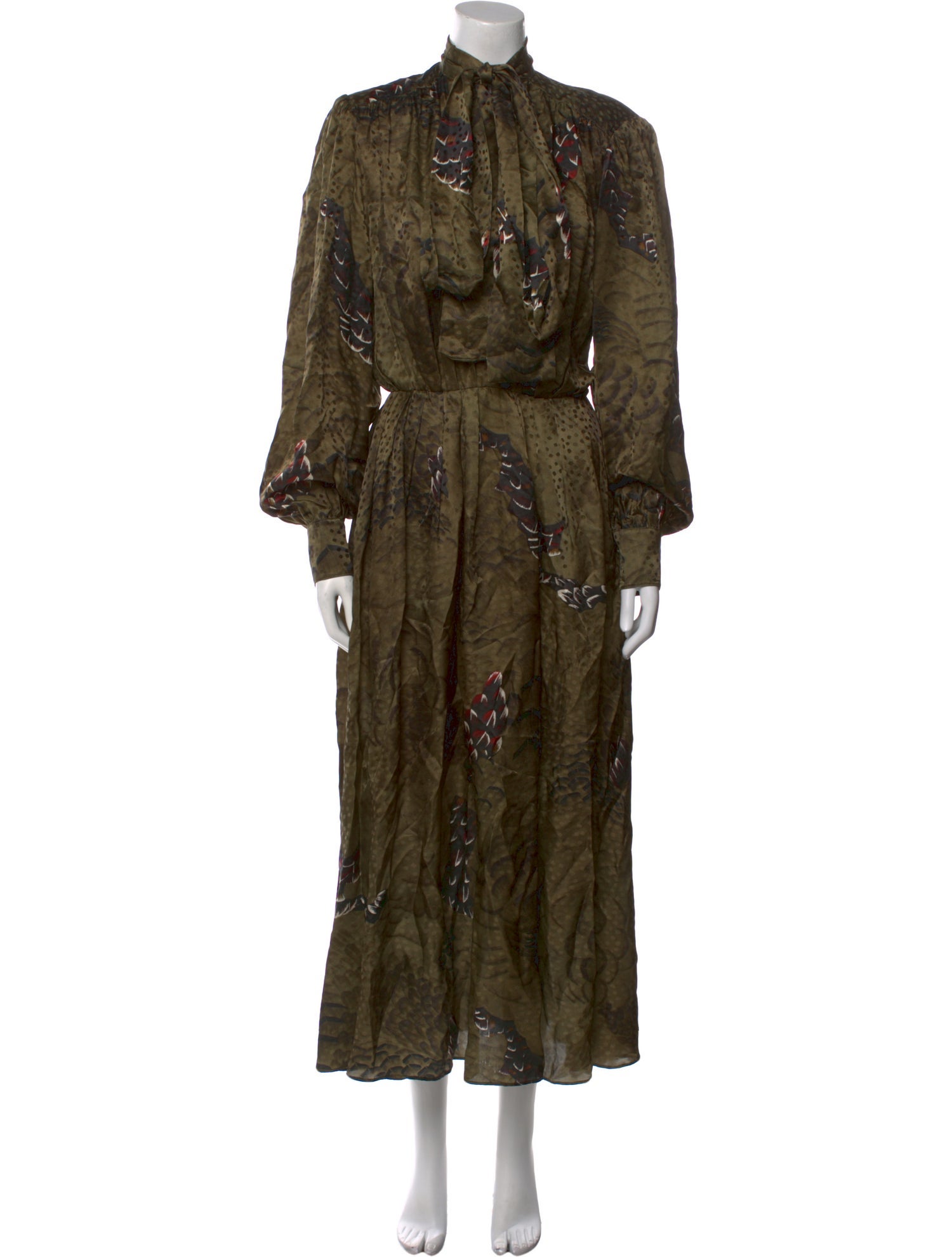 Ronny Kobo Silk Long Dress