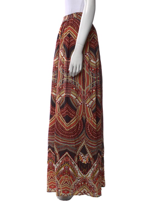 Ronny Kobo Silk Long Skirt