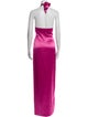 Ronny Kobo Halterneck Long Dress