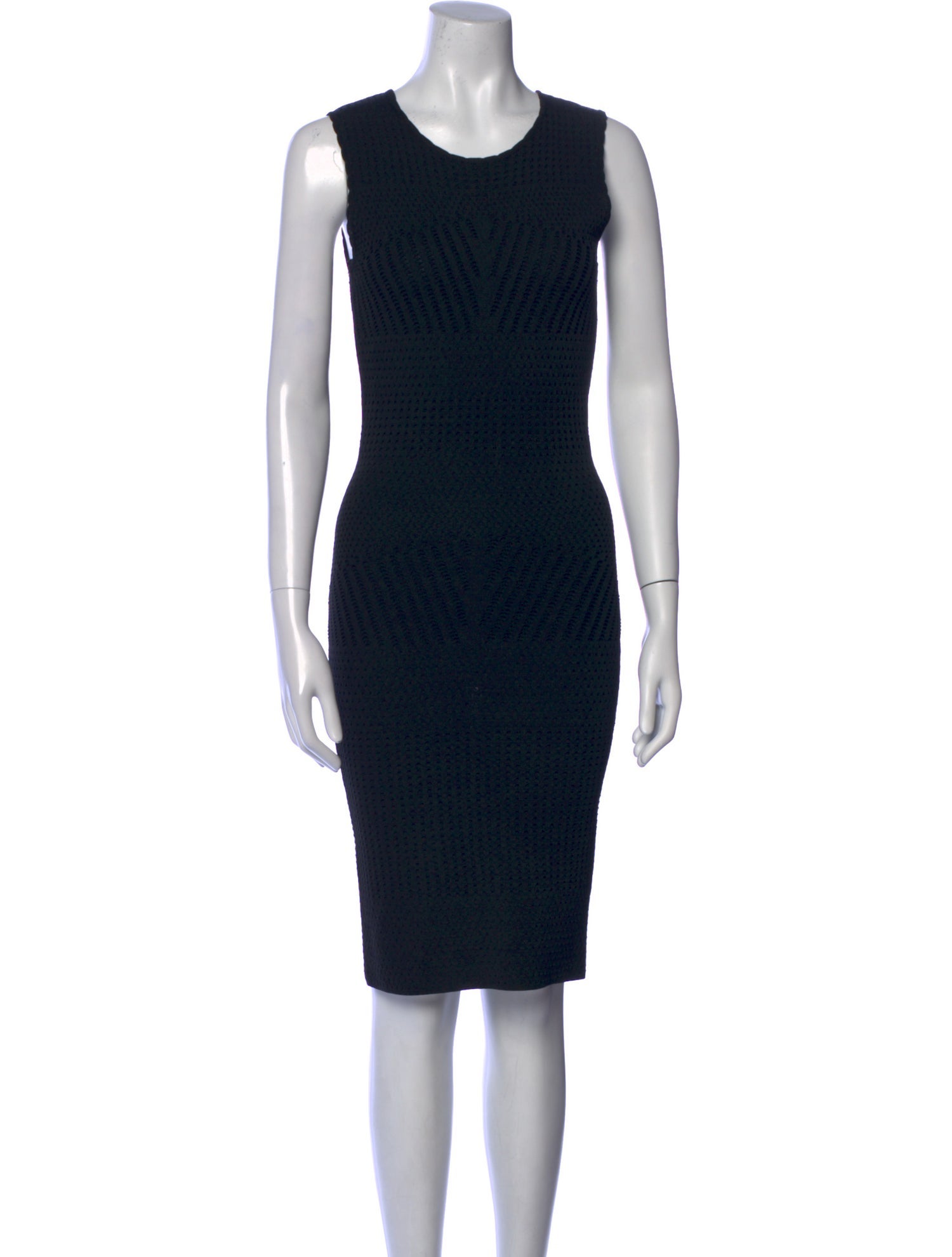 Ronny Kobo Scoop Neck Knee-Length Dress