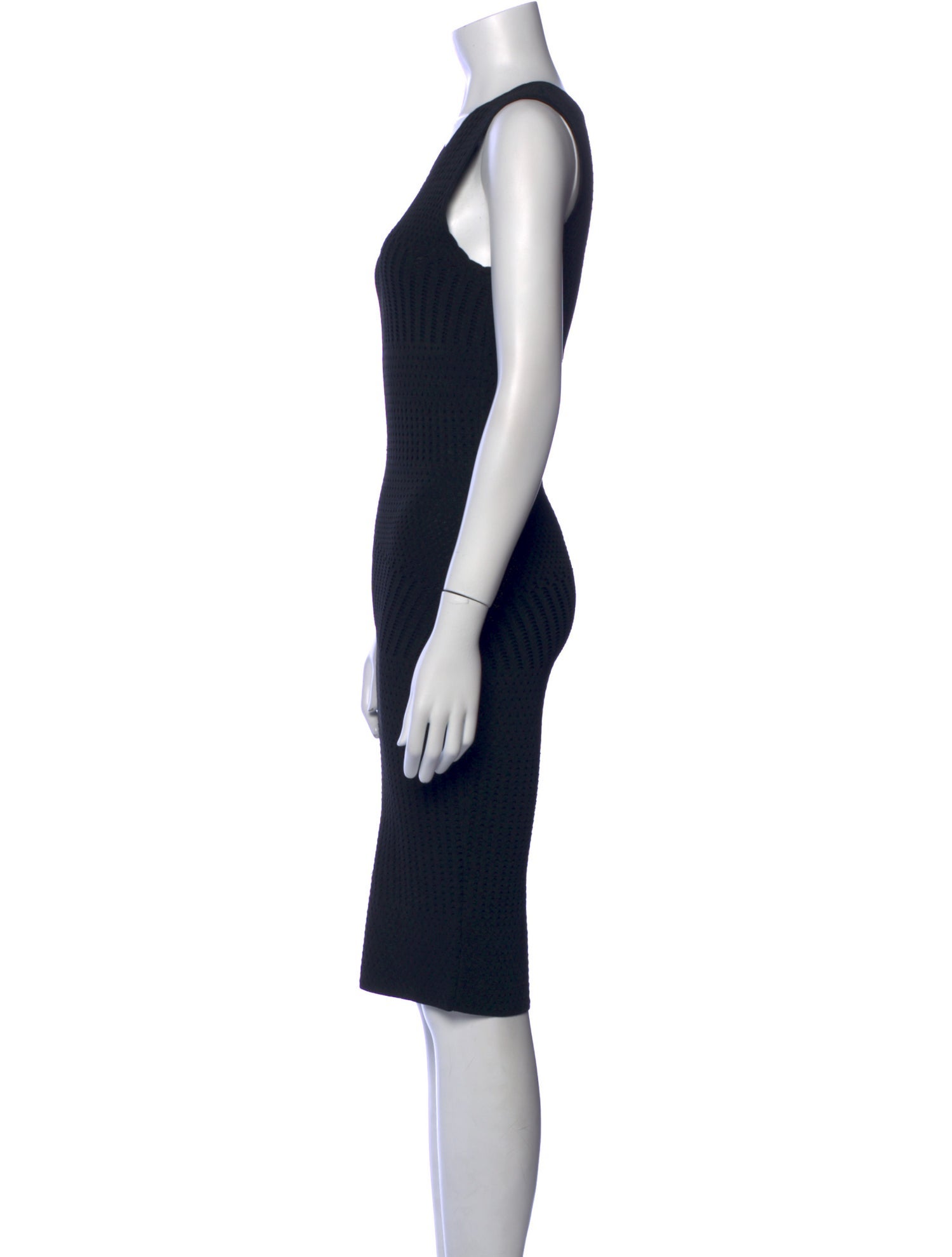 Ronny Kobo Scoop Neck Knee-Length Dress