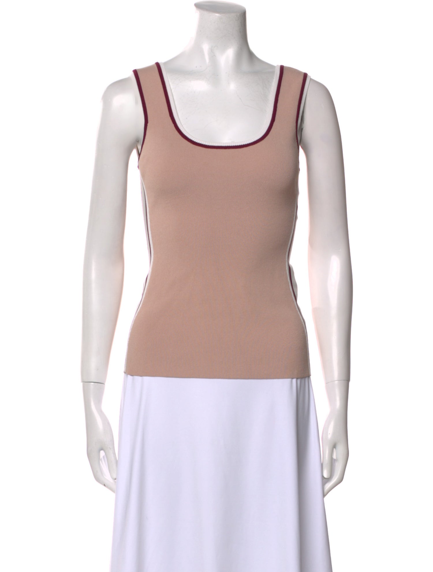 Ronny Kobo Scoop Neck Sleeveless Top