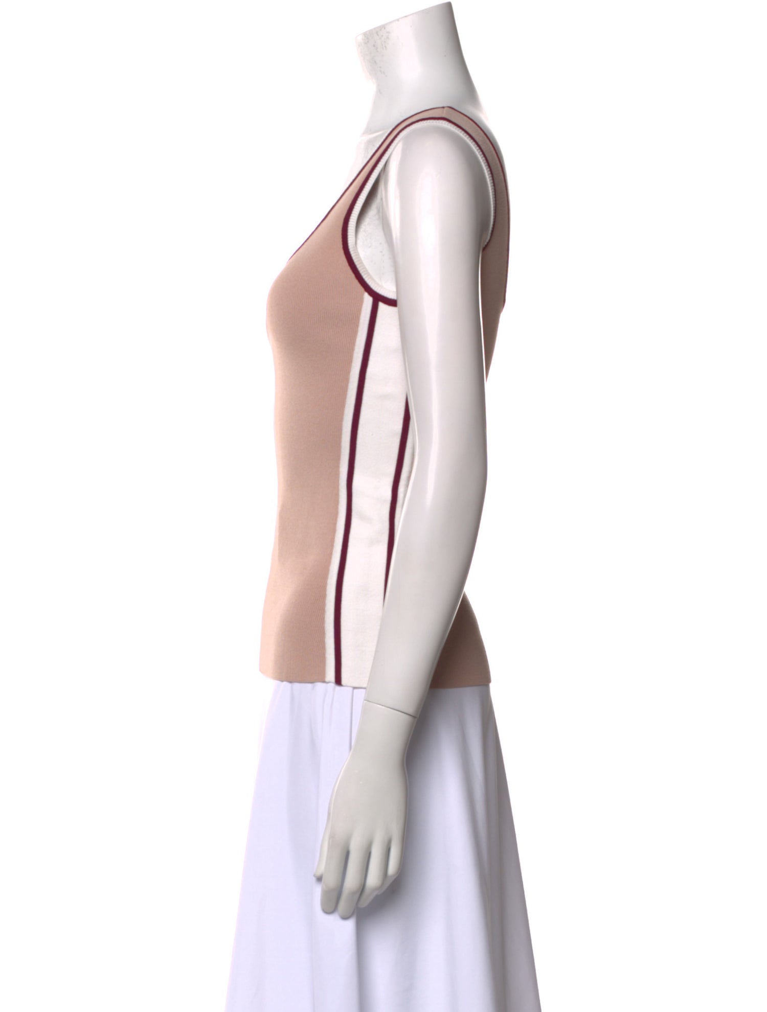 Ronny Kobo Scoop Neck Sleeveless Top