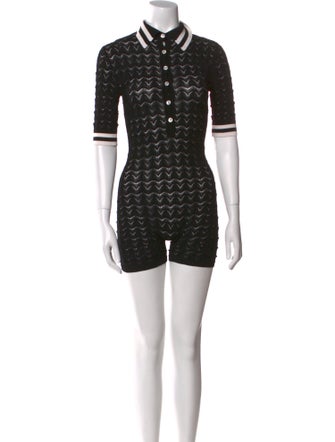 Ronny Kobo Printed Romper