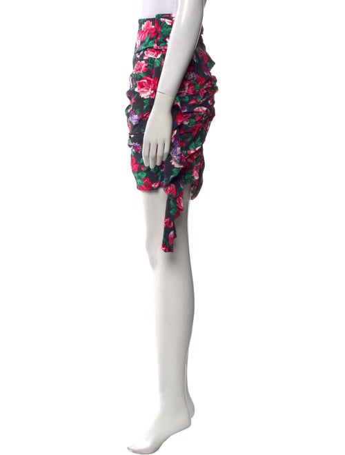 Ronny Kobo Floral Print Knee-Length Skirt