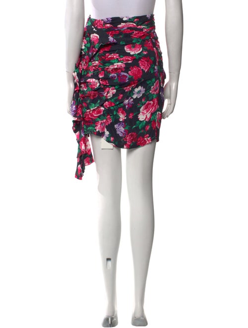 Ronny Kobo Floral Print Knee-Length Skirt