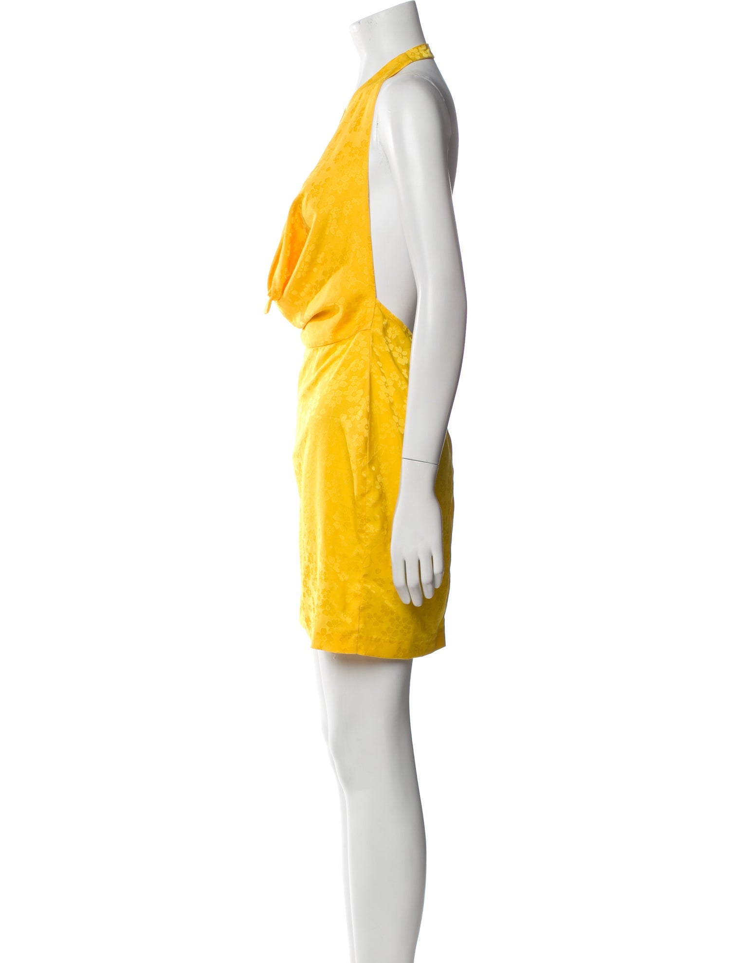 Ronny Kobo Cowl Neck Mini Dress