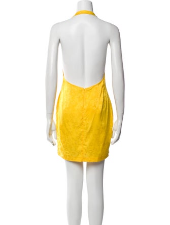 Ronny Kobo Cowl Neck Mini Dress