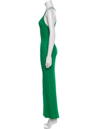 Ronny Kobo V-Neck Long Dress