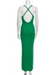 Ronny Kobo V-Neck Long Dress