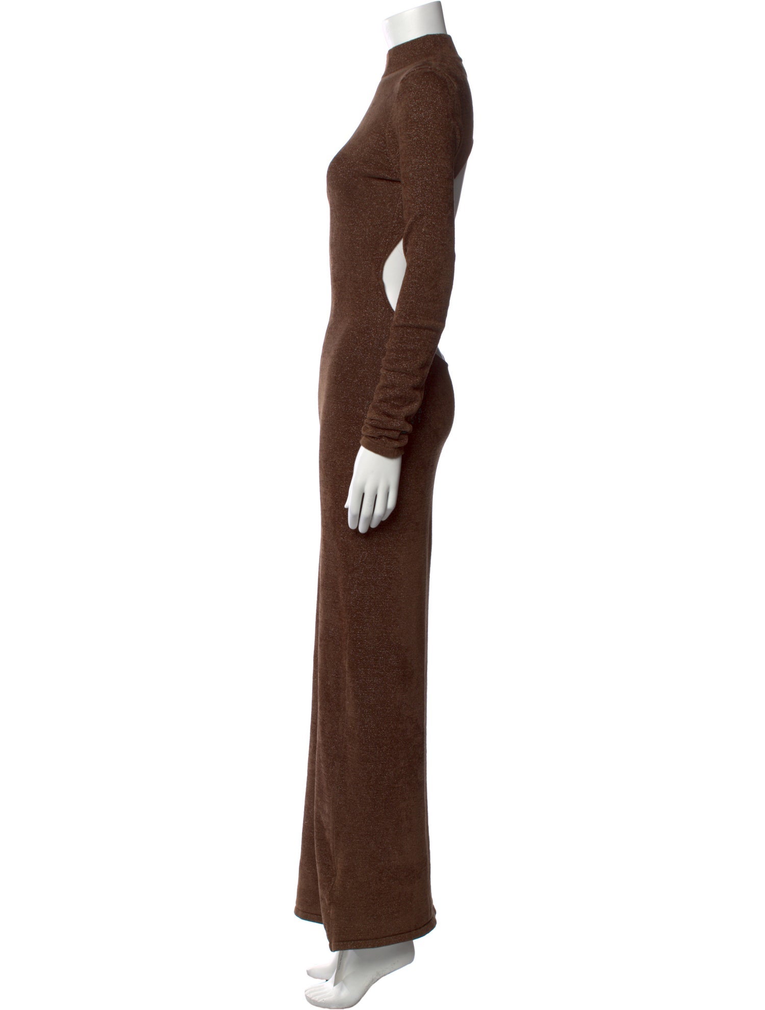 Ronny Kobo Turtleneck Long Dress