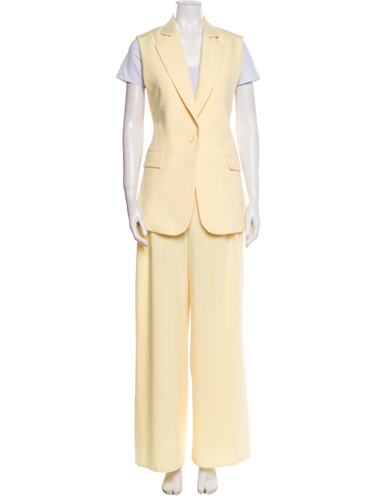 Ronny Kobo Pleated Accents Pantsuit