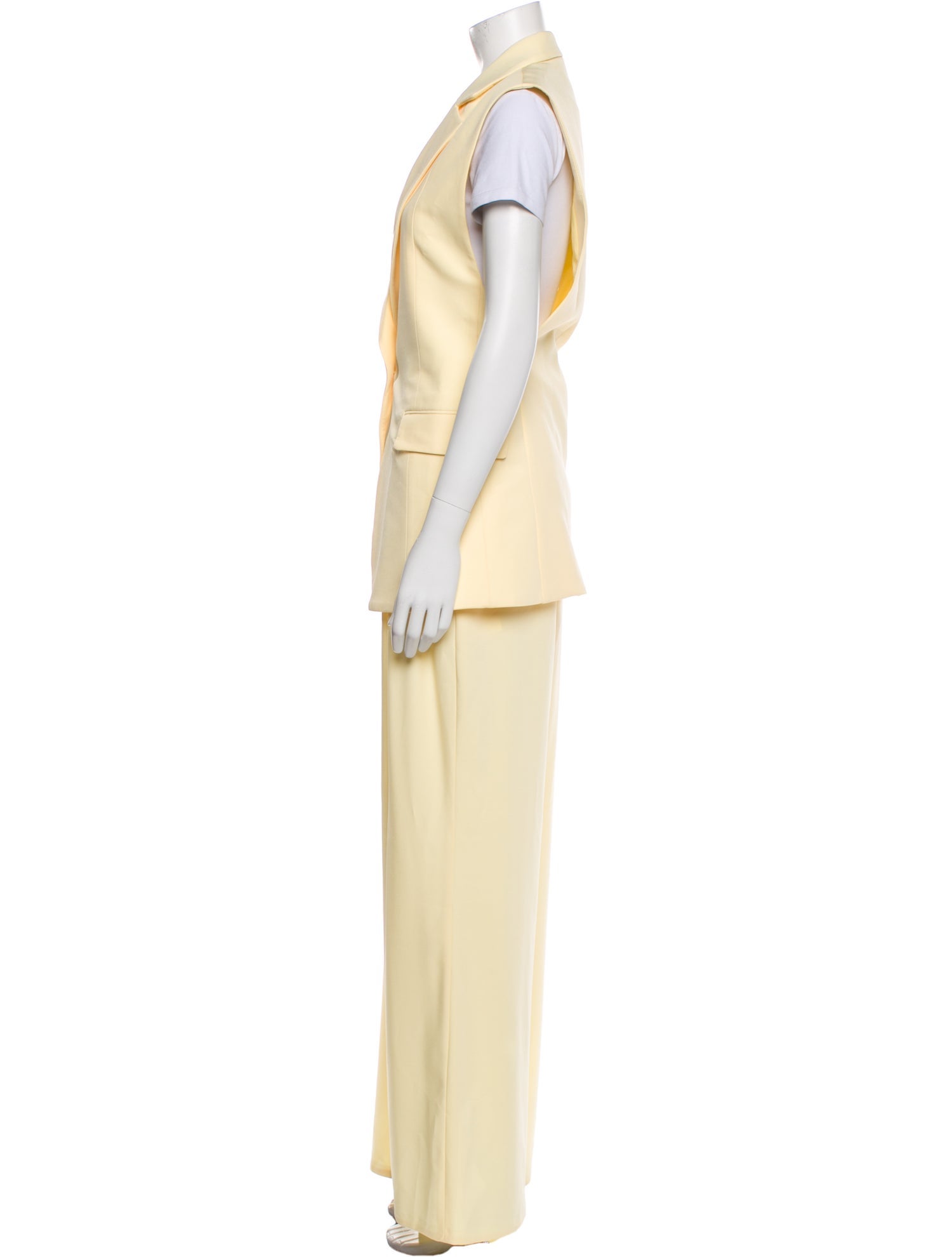Ronny Kobo Pleated Accents Pantsuit