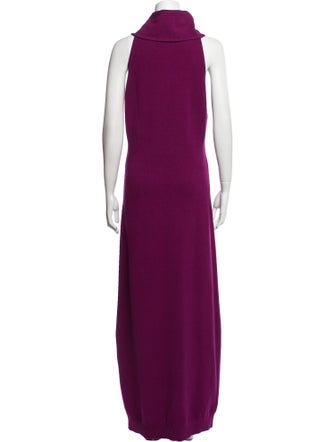 Ronny Kobo Turtleneck Long Dress