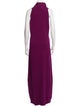 Ronny Kobo Turtleneck Long Dress