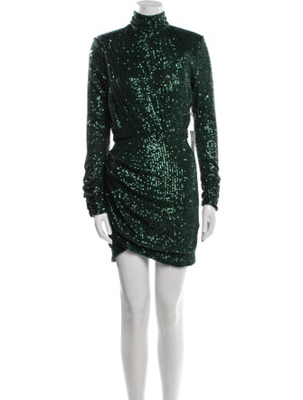 Ronny Kobo Turtleneck Mini Dress