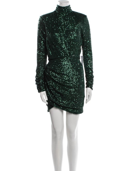 Ronny Kobo Turtleneck Mini Dress