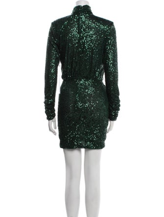 Ronny Kobo Turtleneck Mini Dress